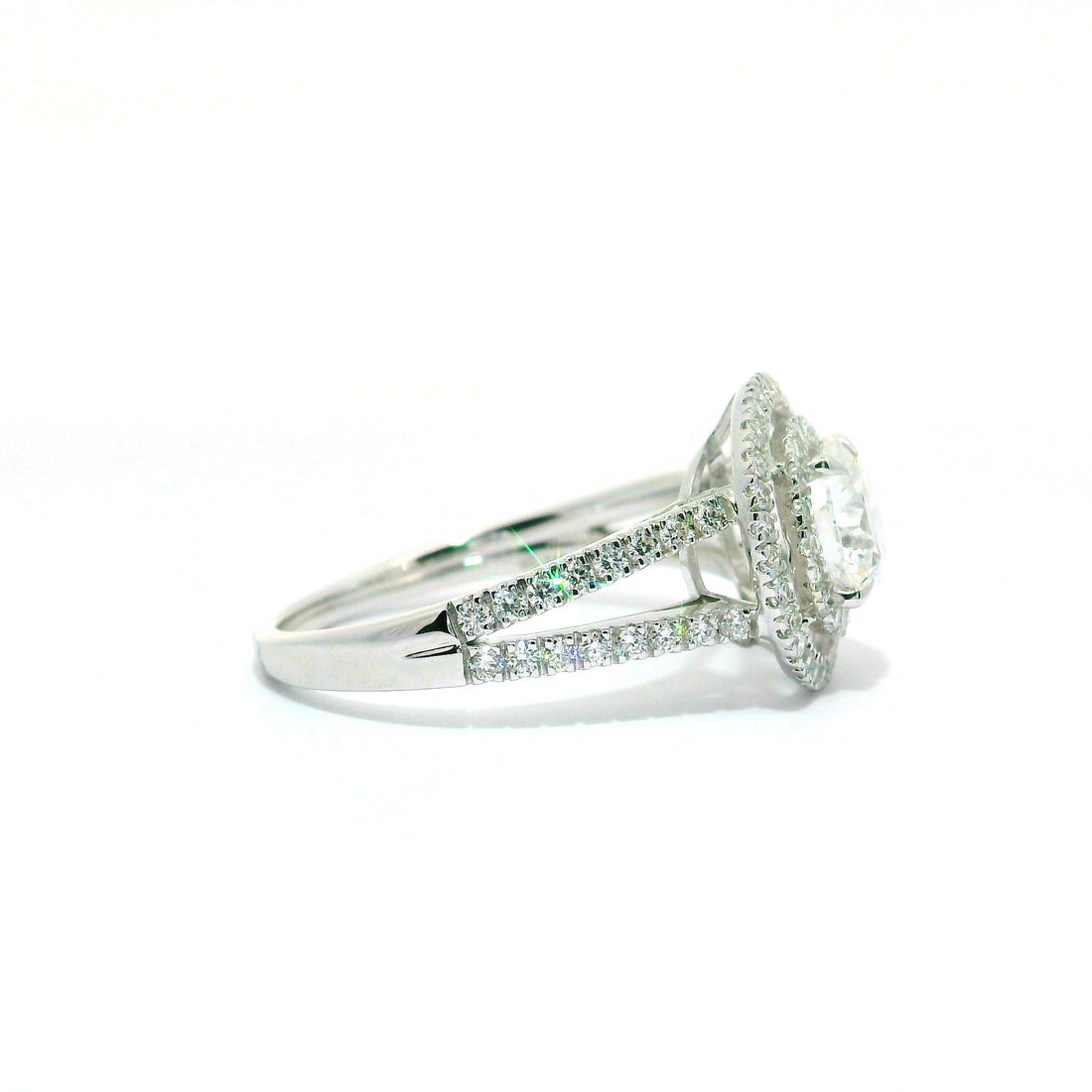 Cosmic Aura Solitaire Lab Grown Diamond Ring