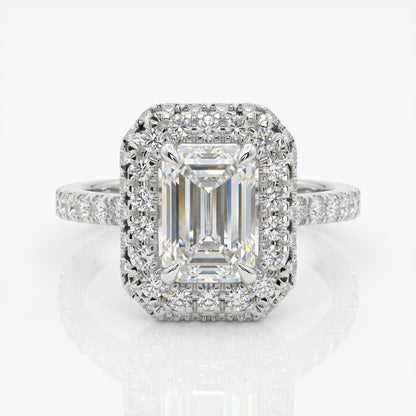 Lumina Recta Solitaire Lab Grown Diamond Ring