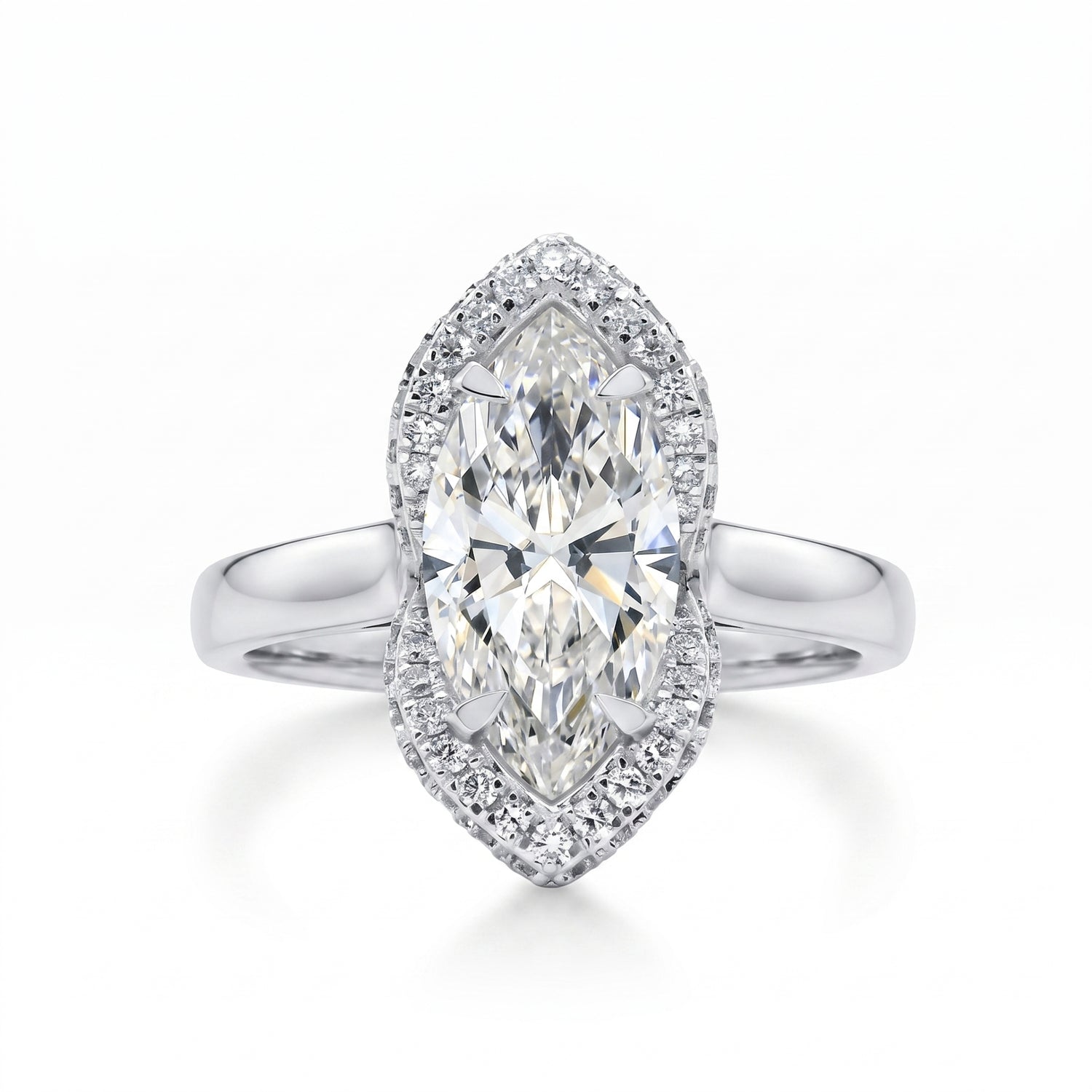 Fairy Quill Solitaire Lab Grown Diamond Ring