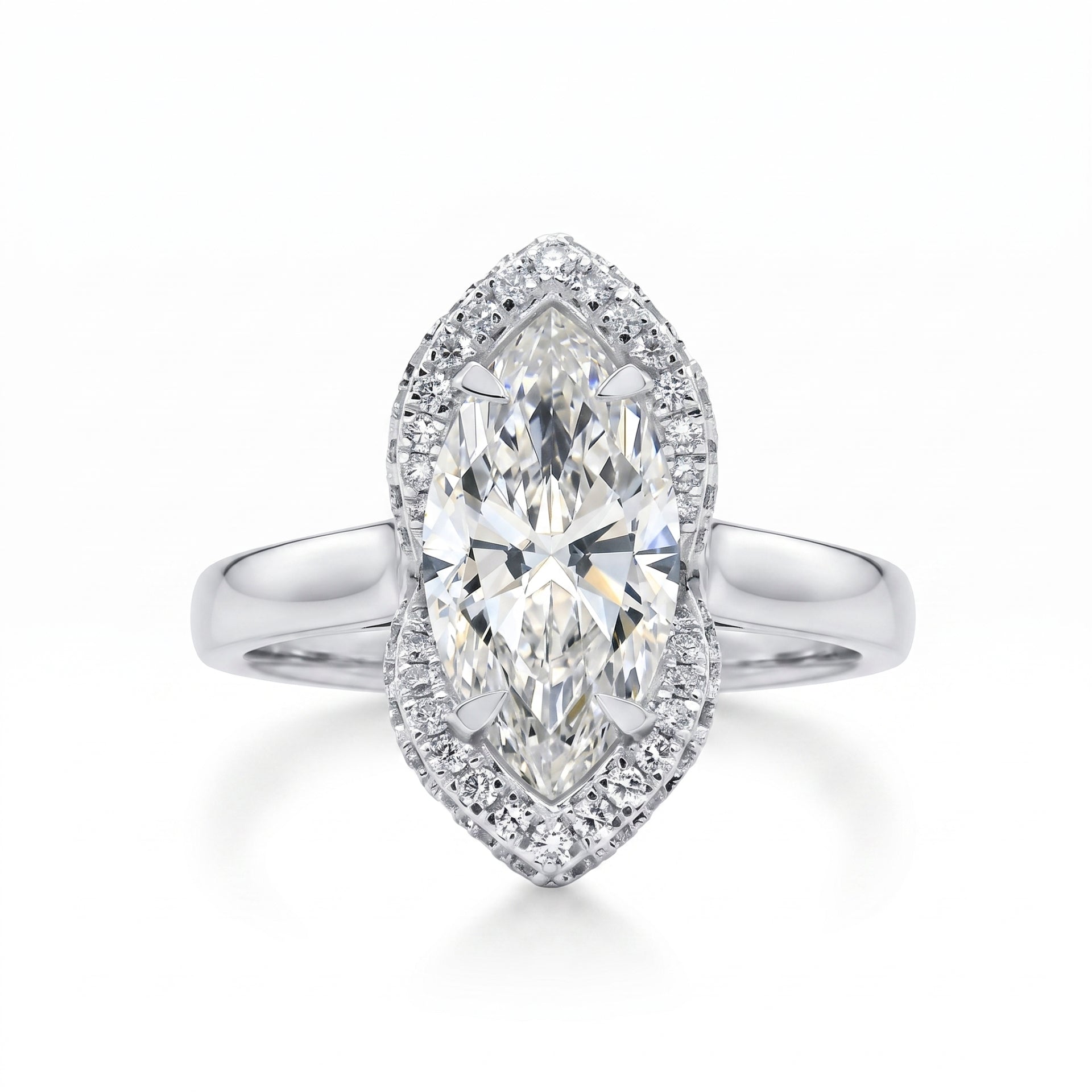 Fairy Quill Solitaire Lab Grown Diamond Ring
