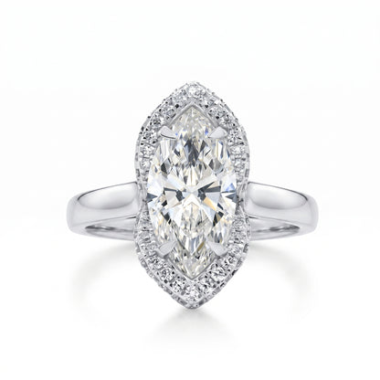 Fairy Quill Solitaire Lab Grown Diamond Ring