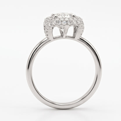 Fairy Quill Solitaire Lab Grown Diamond Ring