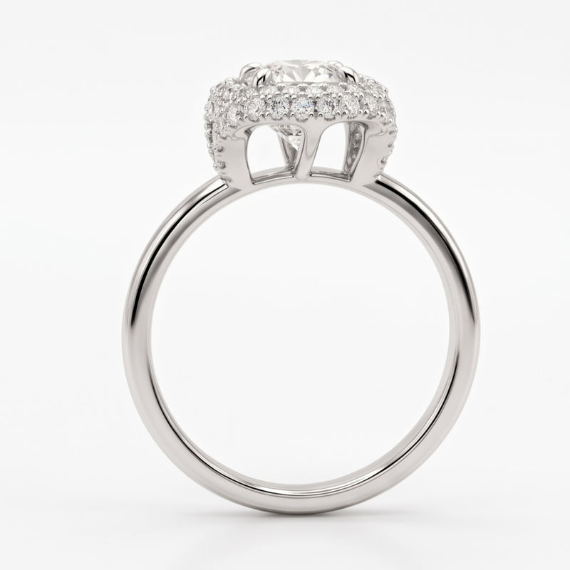 Fairy Quill Solitaire Lab Grown Diamond Ring