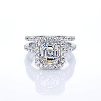Radiance Garden Halo Solitaire Lab Grown Diamond Ring