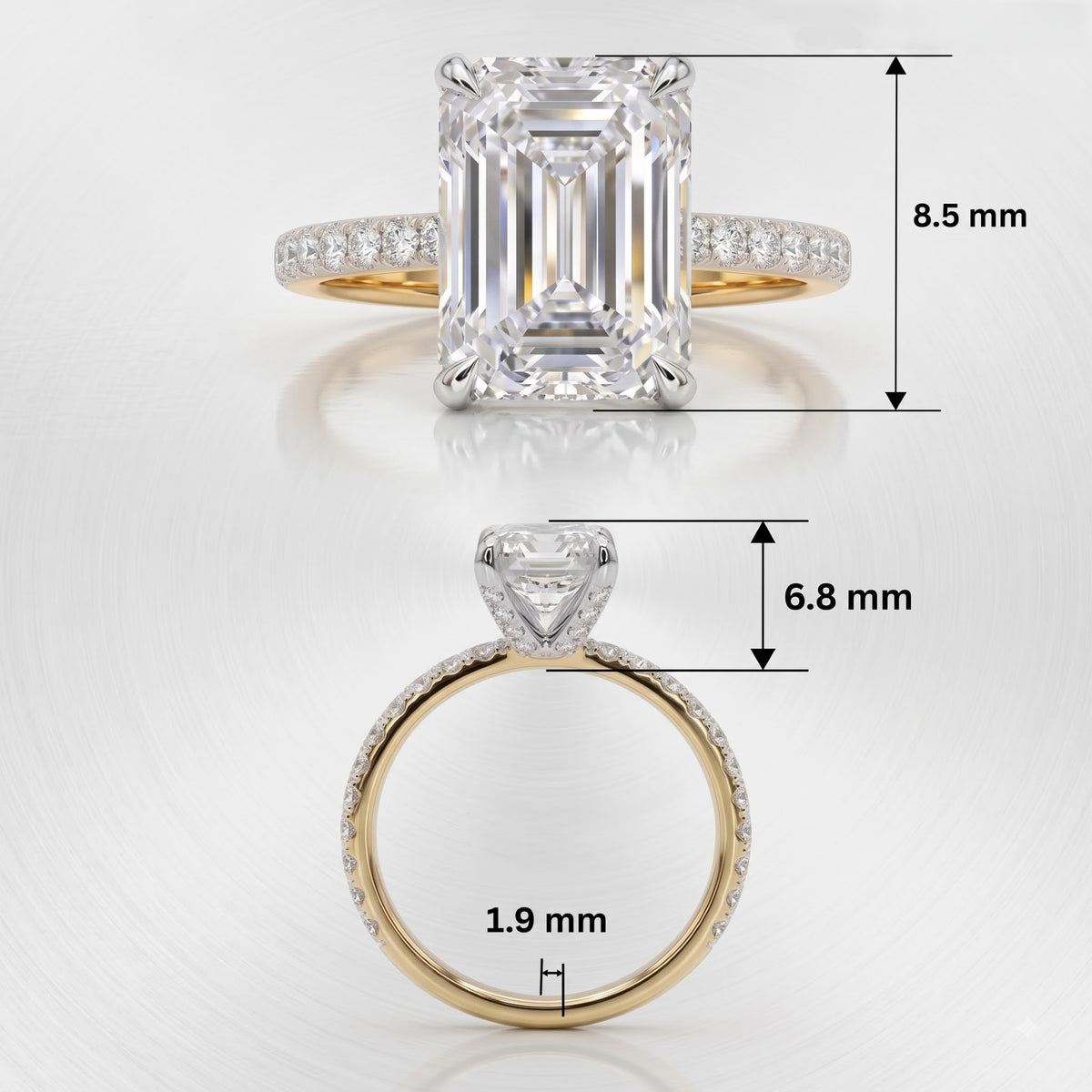 Legacy Elegance Solitaire Lab Grown Diamond Ring