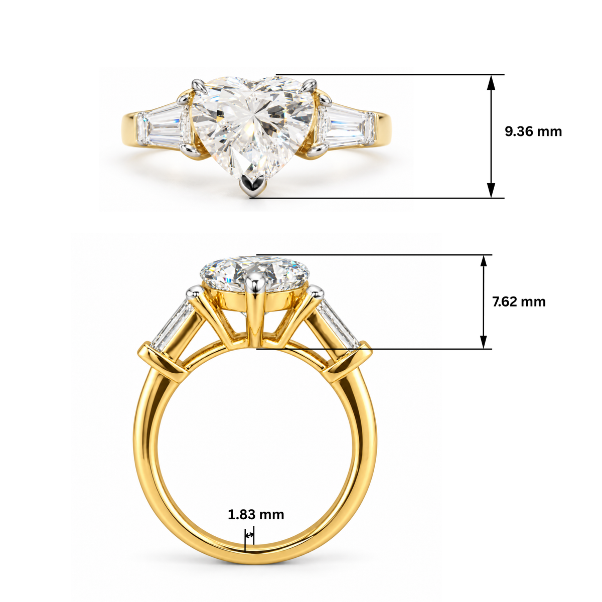 Cherished Promise Solitaire Lab Grown Diamond Ring