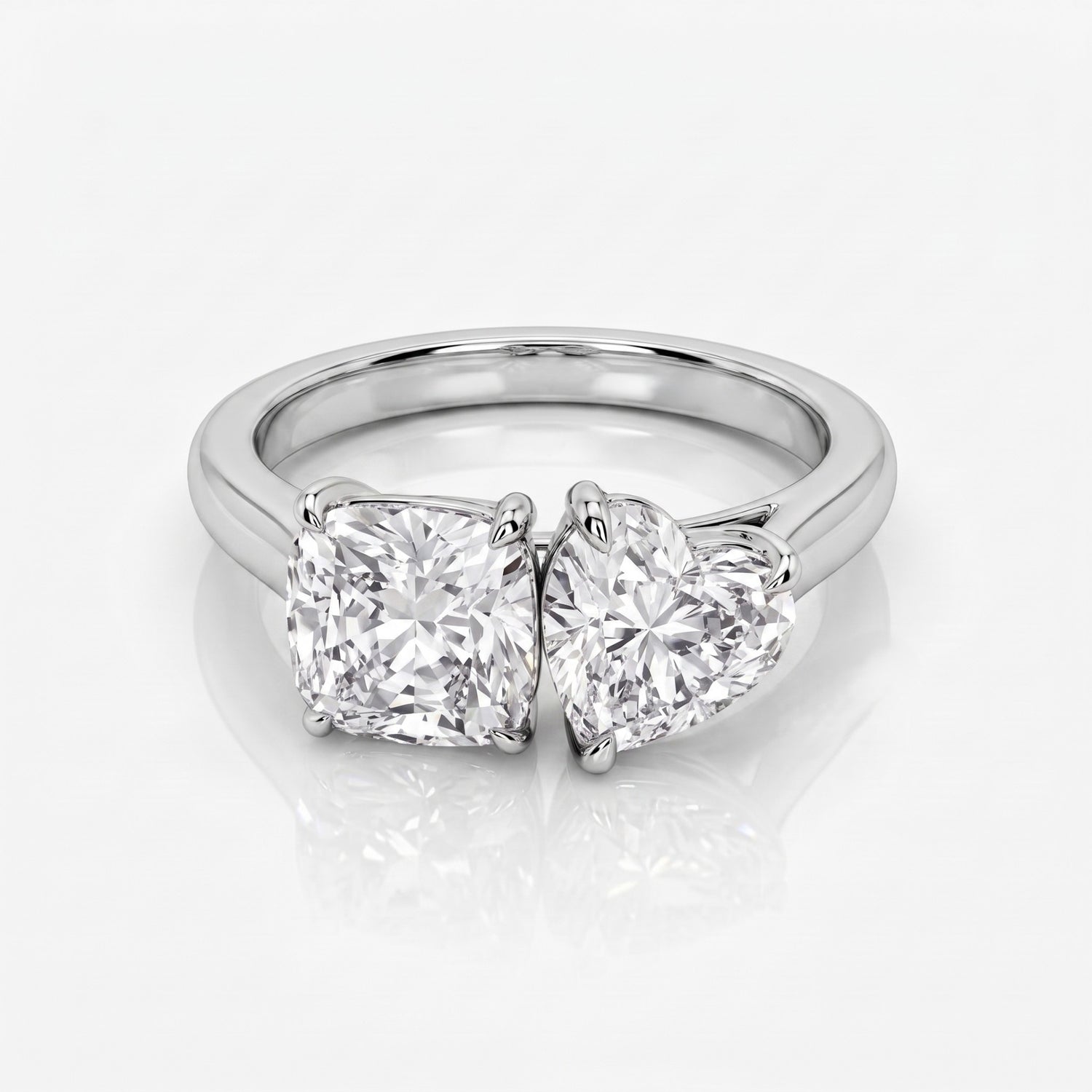 Perfect Pair Solitaire Lab Grown Diamond Ring