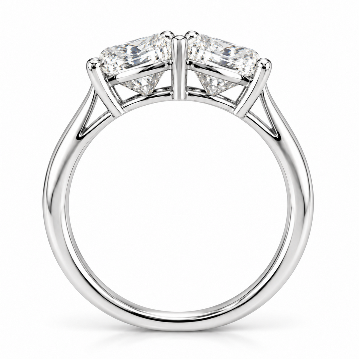 Perfect Pair Solitaire Lab Grown Diamond Ring