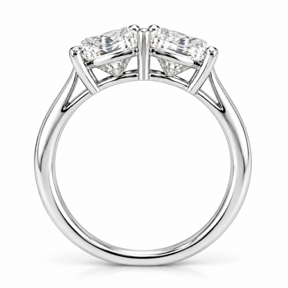 Perfect Pair Solitaire Lab Grown Diamond Ring