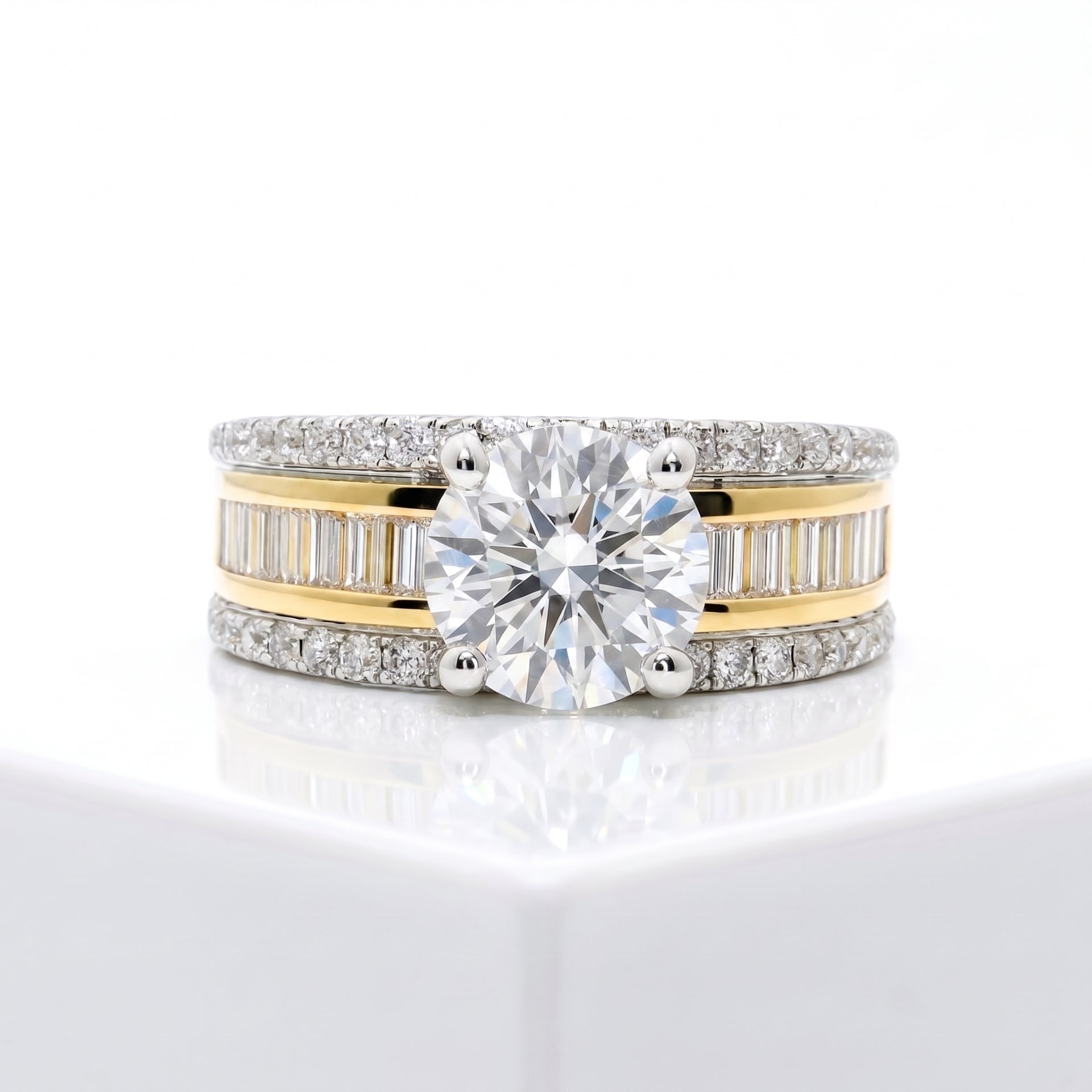 Stellar Prestige Solitaire Lab Grown Diamond Ring