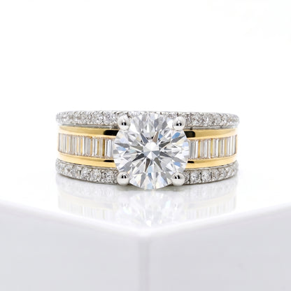 Stellar Prestige Solitaire Lab Grown Diamond Ring