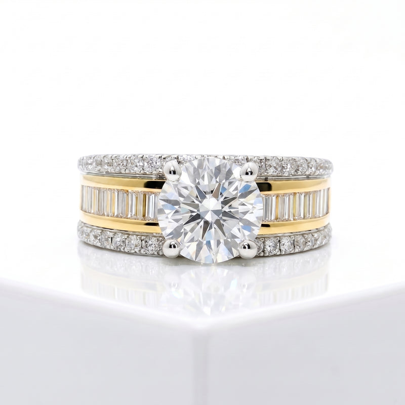 Stellar Prestige Solitaire Lab Grown Diamond Ring