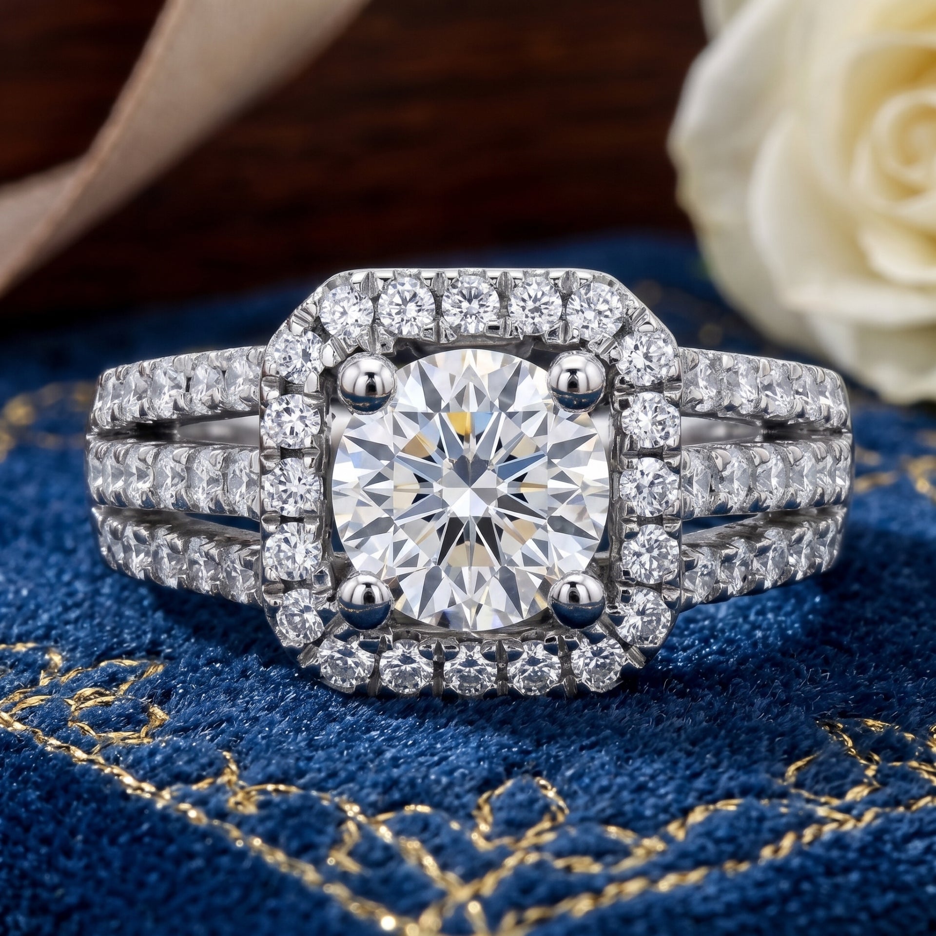 Starflow Solitaire Lab Grown Diamond Ring