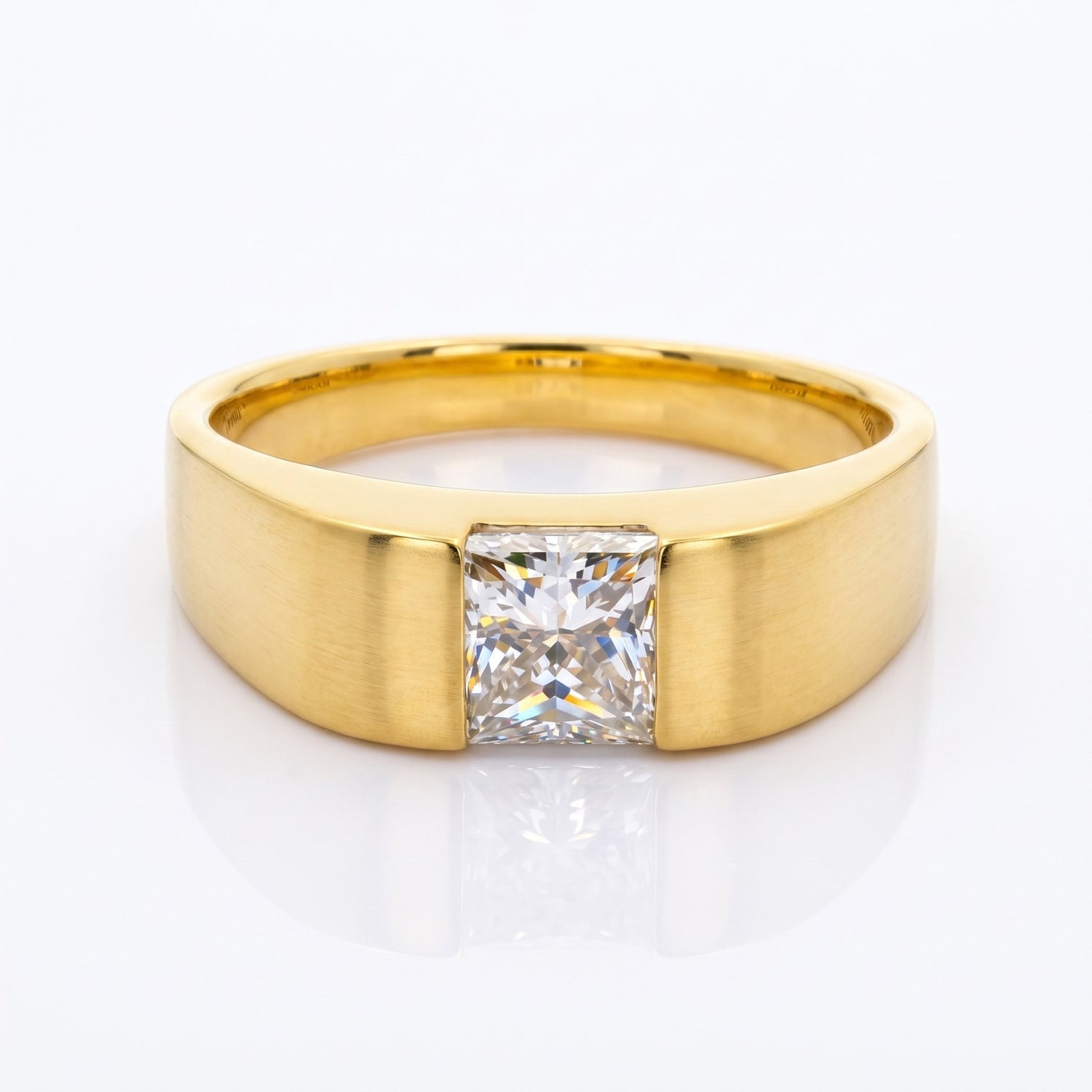 Sterling Sentinel Solitaire Lab Grown Diamond Ring