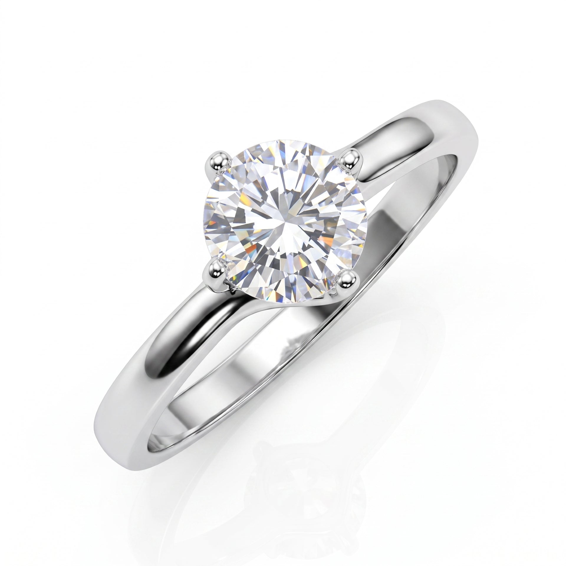 Purity of Light Solitaire Lab Grown Diamond Ring