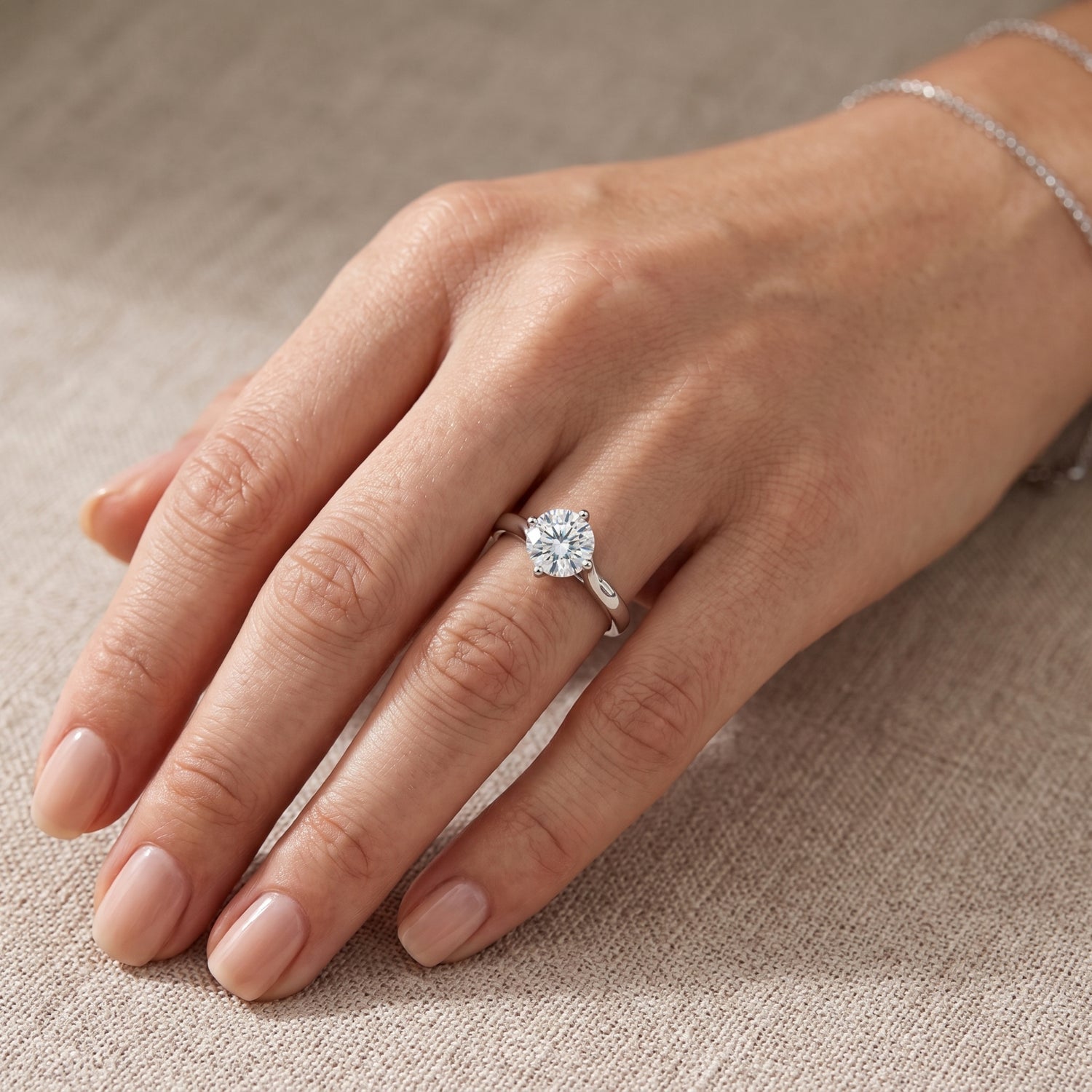 Purity of Light Solitaire Lab Grown Diamond Ring