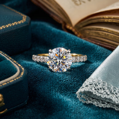 Grand Pavilion Solitaire Lab Grown Diamond Ring