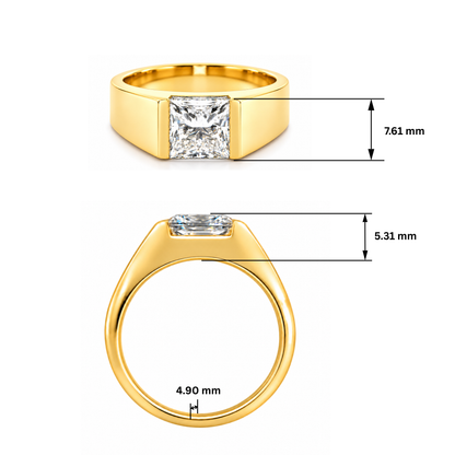 Prestige Prince Solitaire Lab Grown Diamond Ring