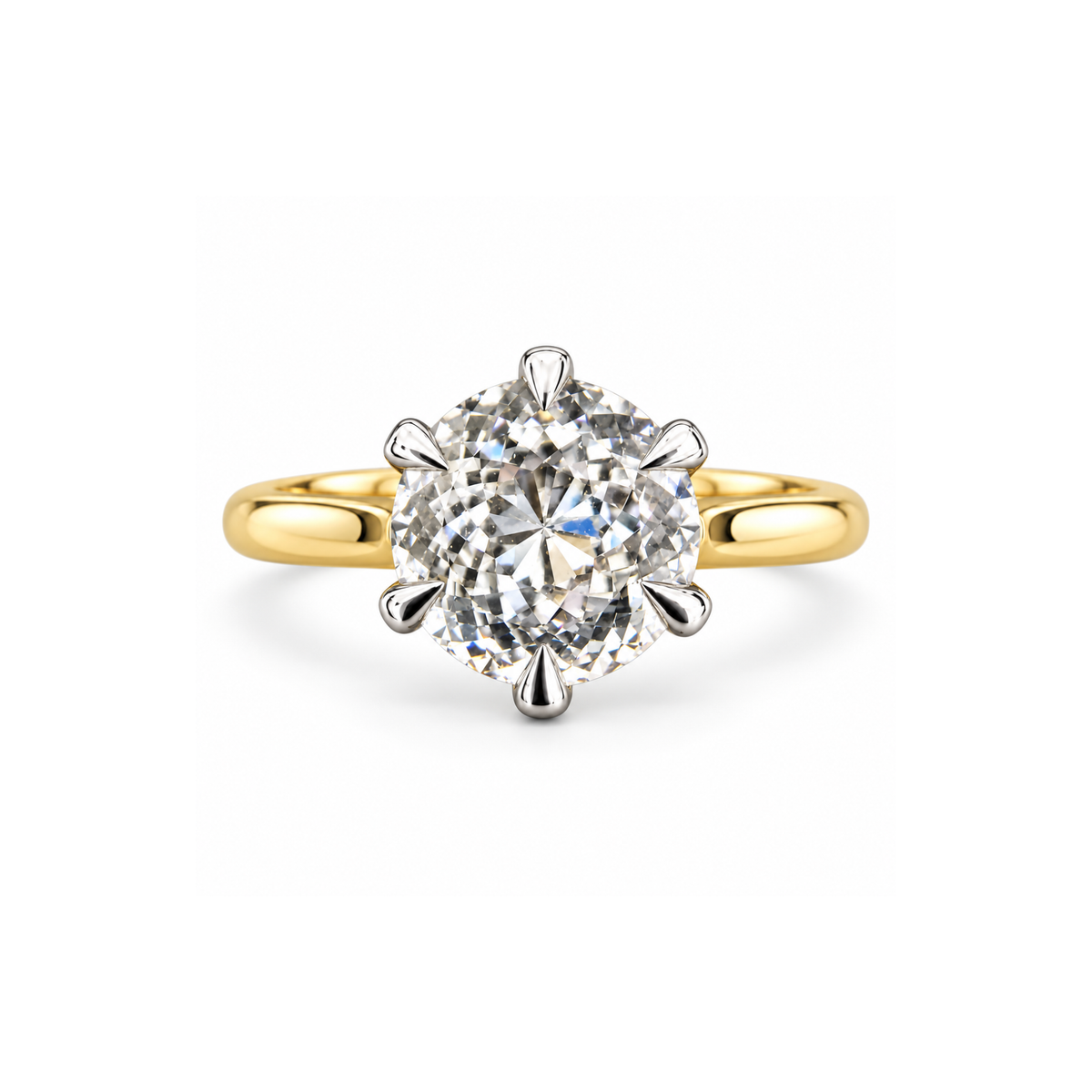 Beloved Bloom Solitaire Lab Grown Diamond Ring