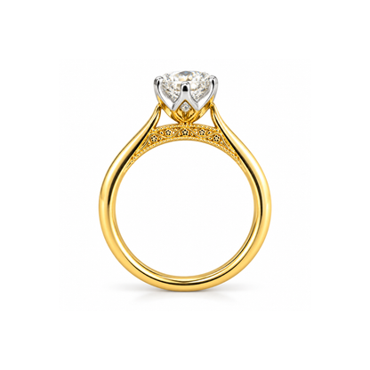 Beloved Bloom Solitaire Lab Grown Diamond Ring