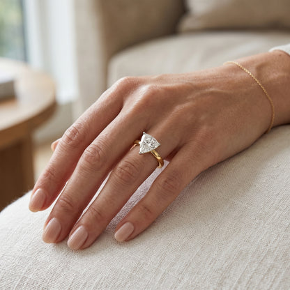 Petite Gracie Solitaire Lab Grown Diamond Ring