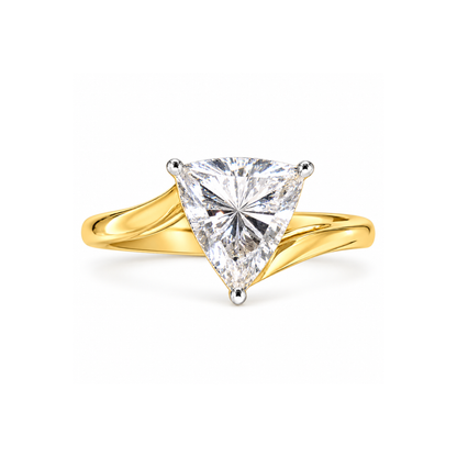 Luna Tria Solitaire Lab Grown Diamond Ring