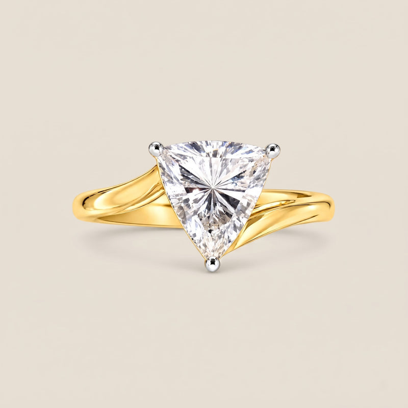 Luna Tria Solitaire Lab Grown Diamond Ring