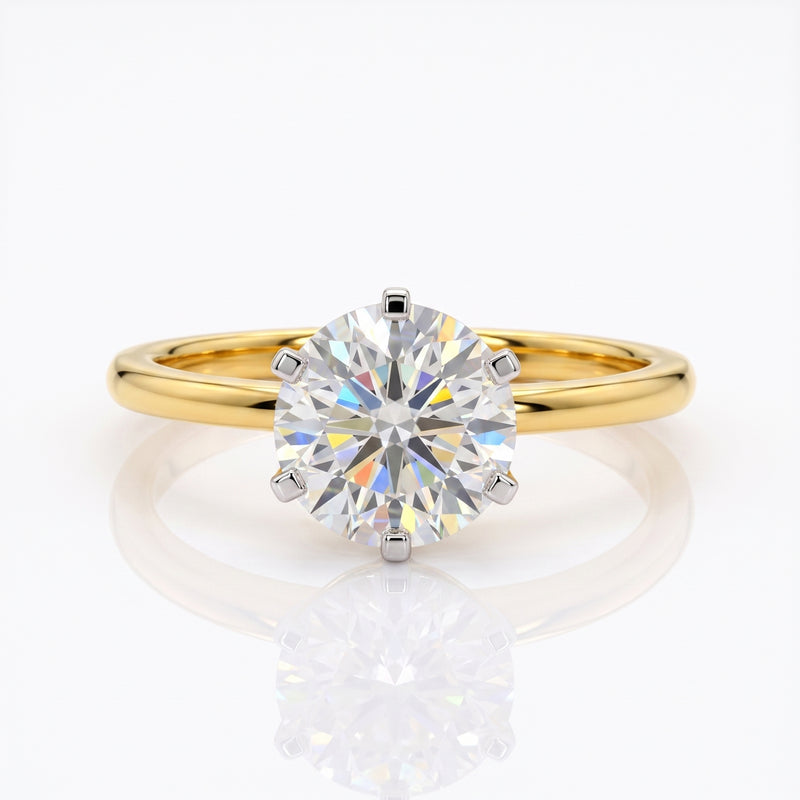 Noble Shine Solitaire Lab Grown Diamond Ring