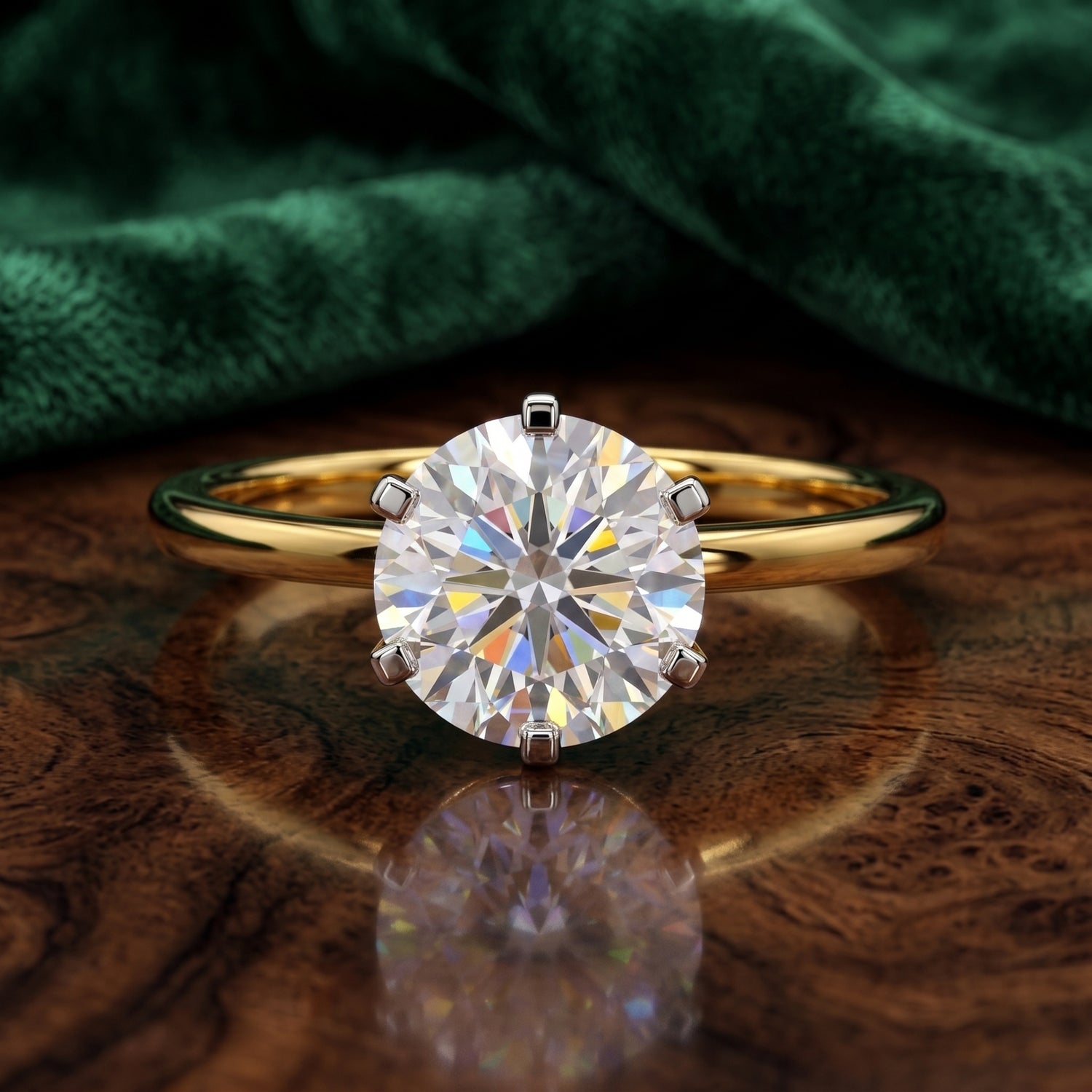 Noble Shine Solitaire Lab Grown Diamond Ring