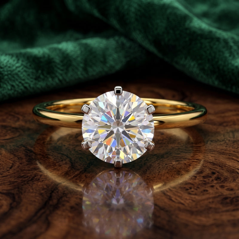 Noble Shine Solitaire Lab Grown Diamond Ring