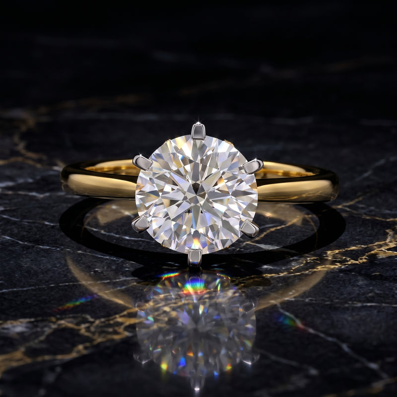 Royal Light Solitaire Lab Grown Diamond Ring