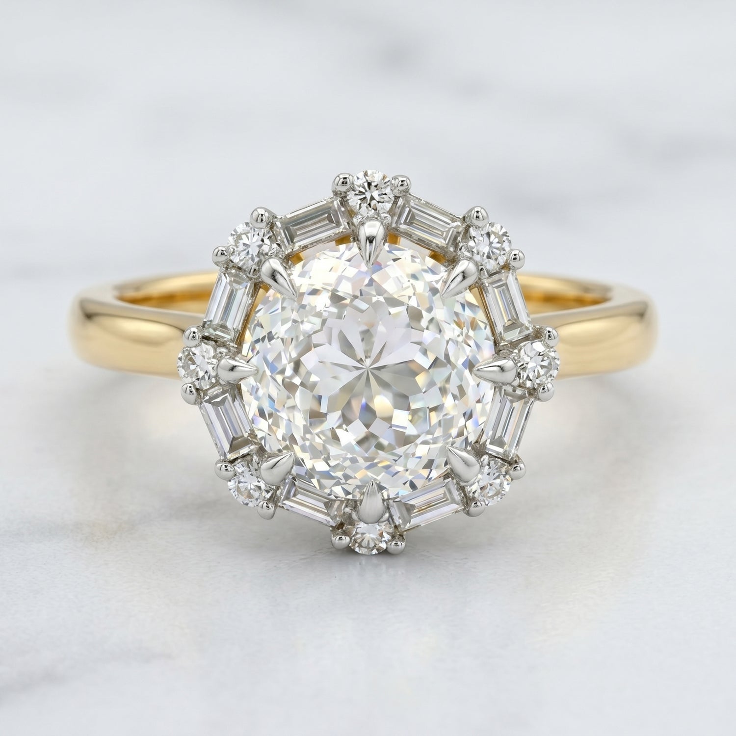 Celestara Bloom Solitaire Lab Grown Diamond Ring