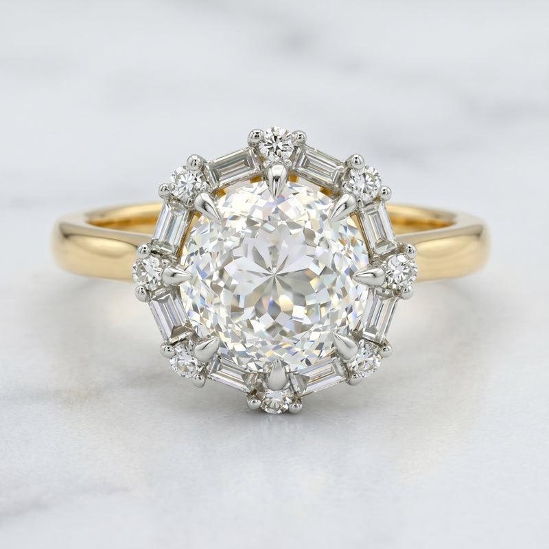 Celestara Bloom Solitaire Lab Grown Diamond Ring
