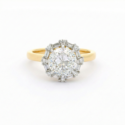 Celestara Bloom Solitaire Lab Grown Diamond Ring
