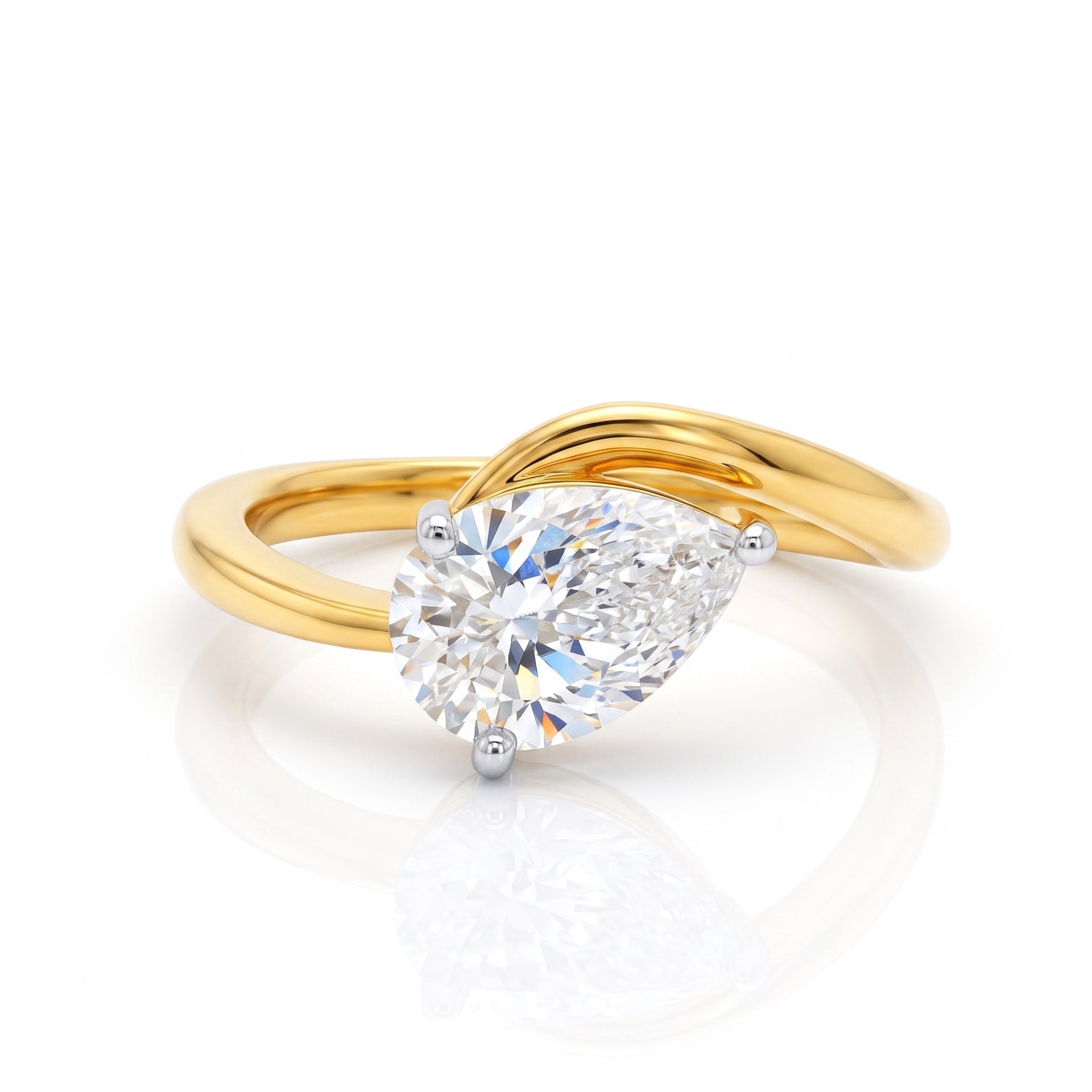 Infinite Grace Solitaire Lab Grown Diamond Ring