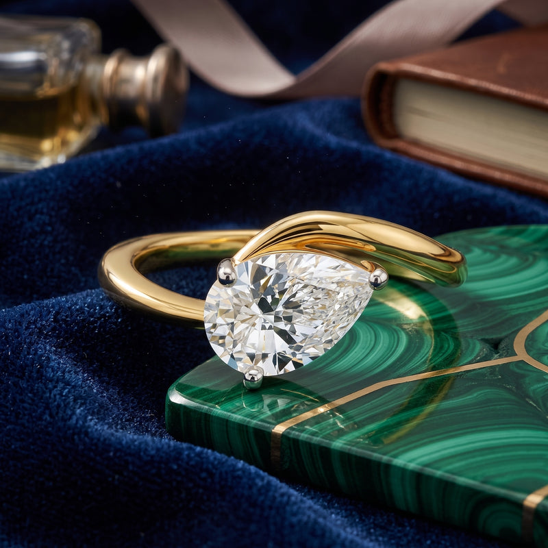 Infinite Grace Solitaire Lab Grown Diamond Ring