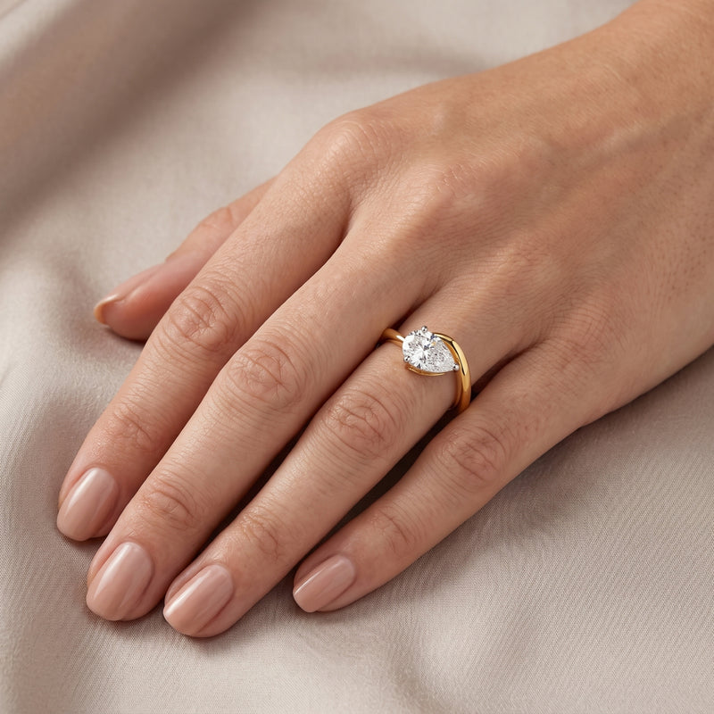 Infinite Grace Solitaire Lab Grown Diamond Ring