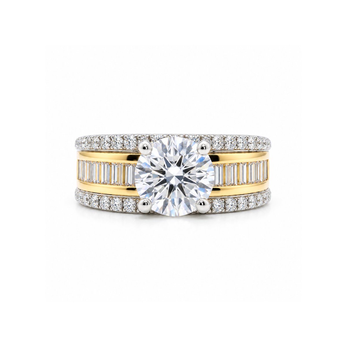 Stellar Prestige Solitaire Lab Grown Diamond Ring