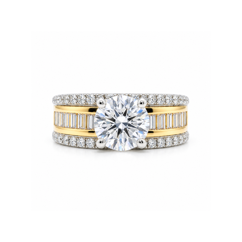 Stellar Prestige Solitaire Lab Grown Diamond Ring