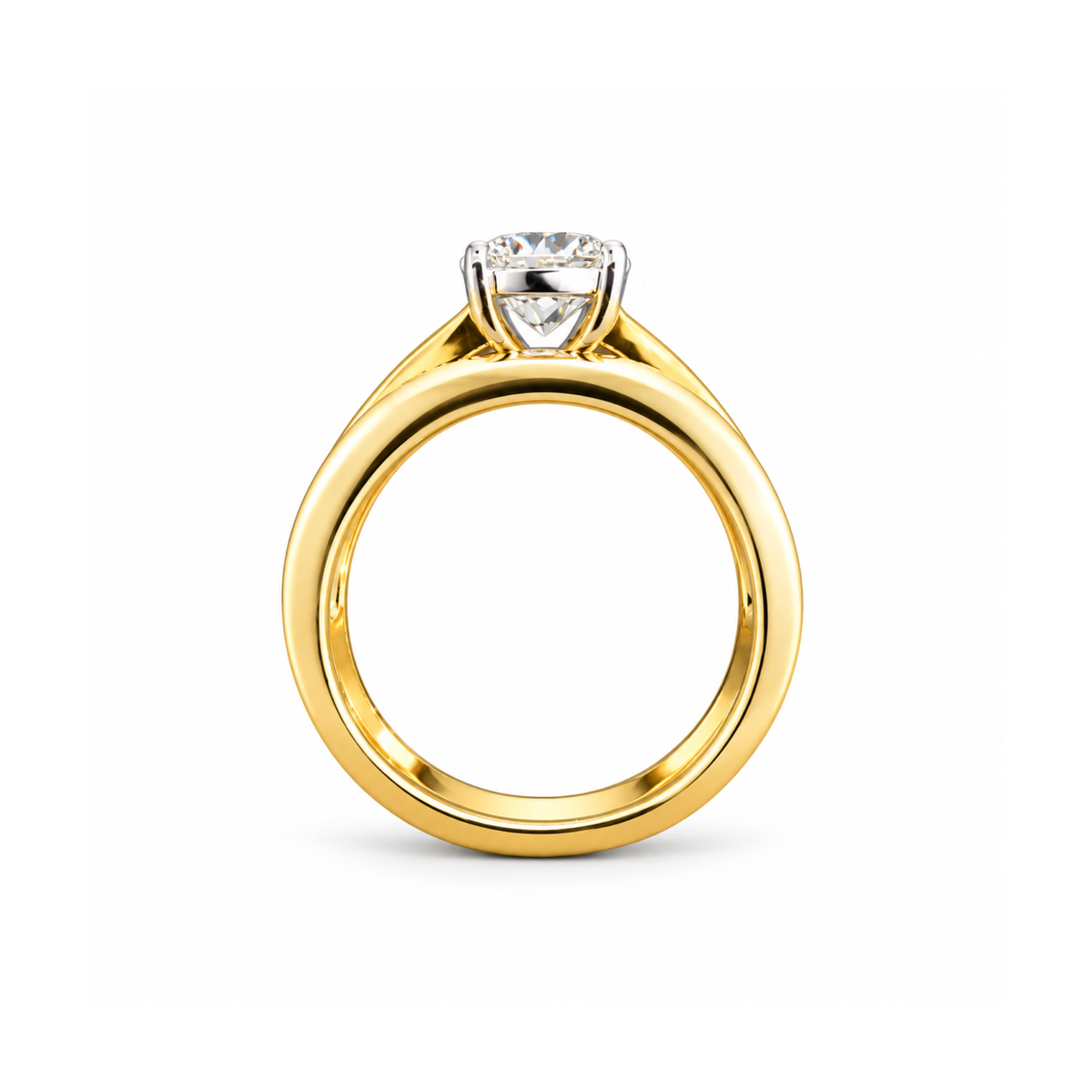 Stellar Prestige Solitaire Lab Grown Diamond Ring