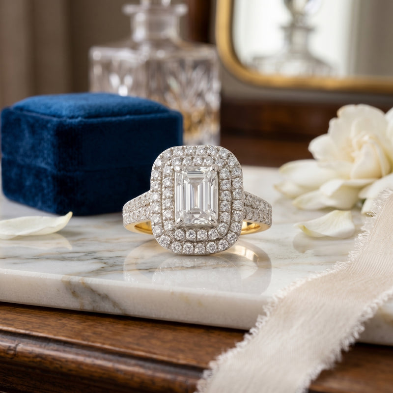 Glamour Dynasty Solitaire Lab Grown Diamond Ring