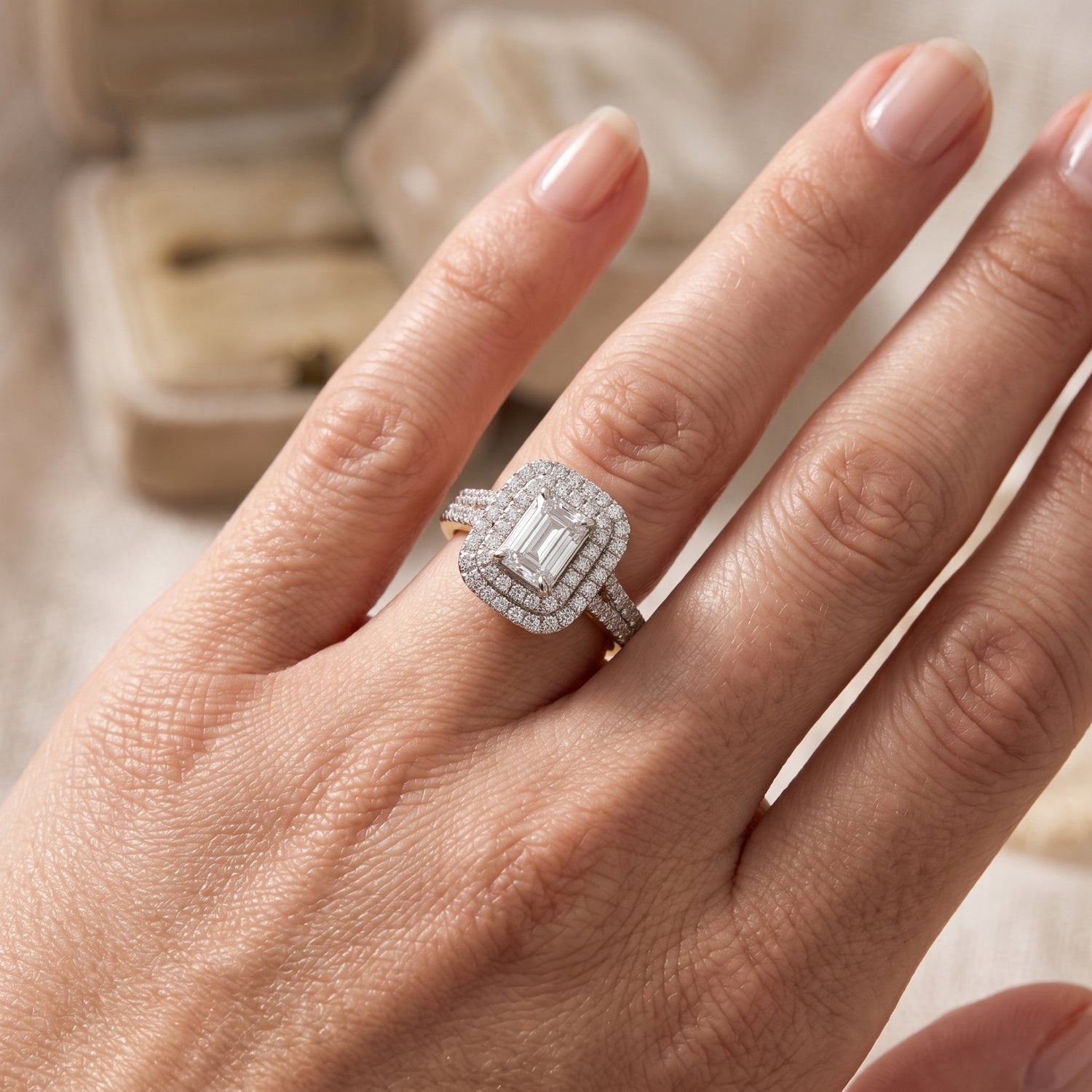 Glamour Dynasty Solitaire Lab Grown Diamond Ring