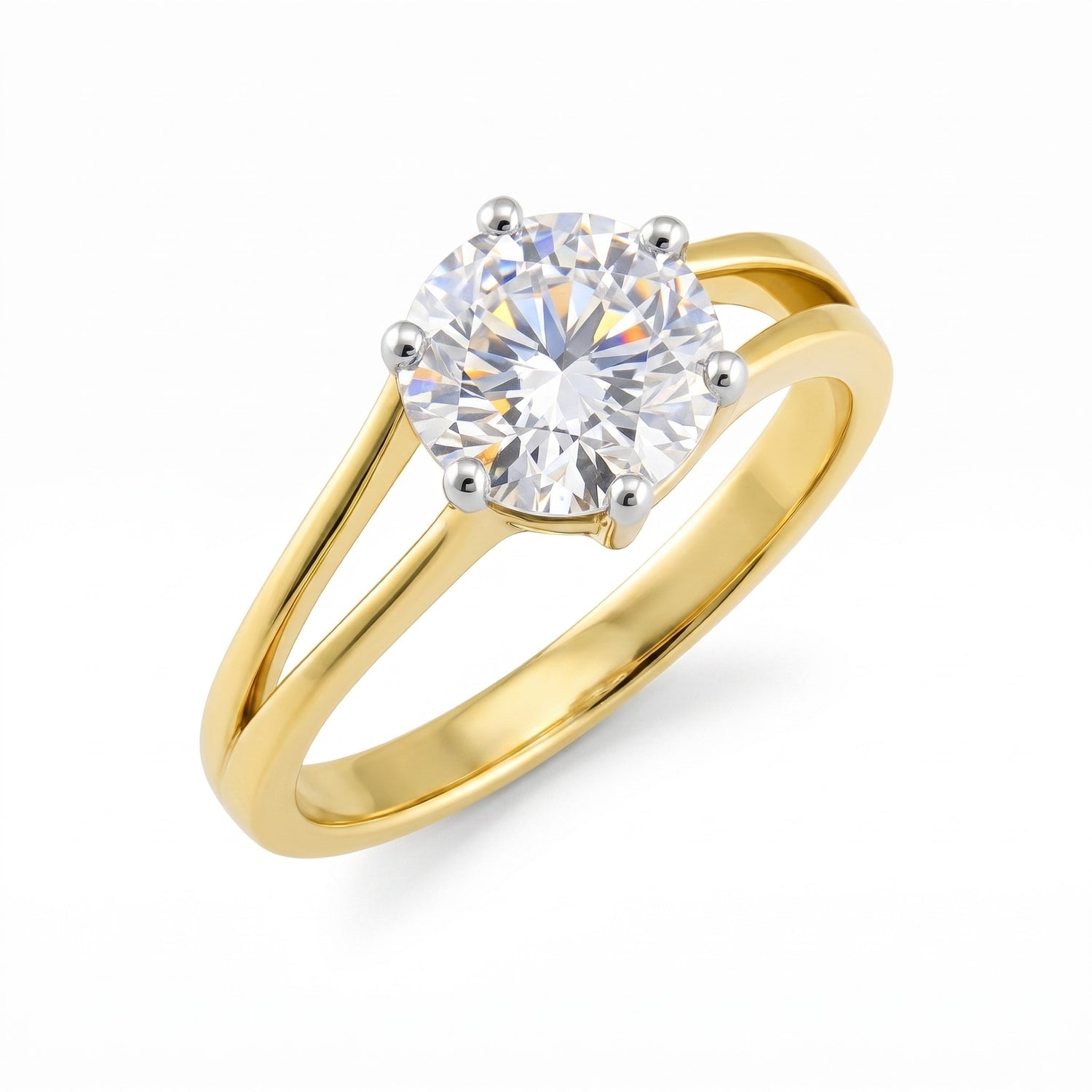 Majestic Sundawn Solitaire Lab Grown Diamond Ring