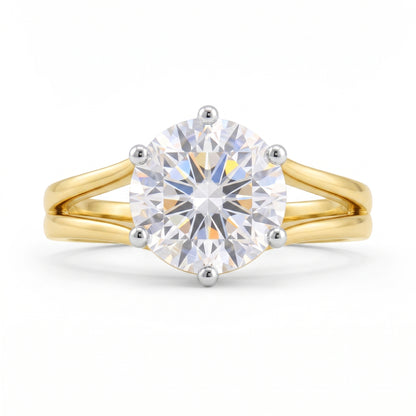 Majestic Sundawn Solitaire Lab Grown Diamond Ring