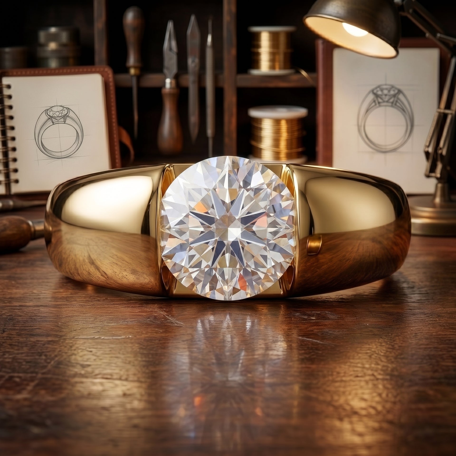 Monarch Solitaire Lab Grown Diamond Ring