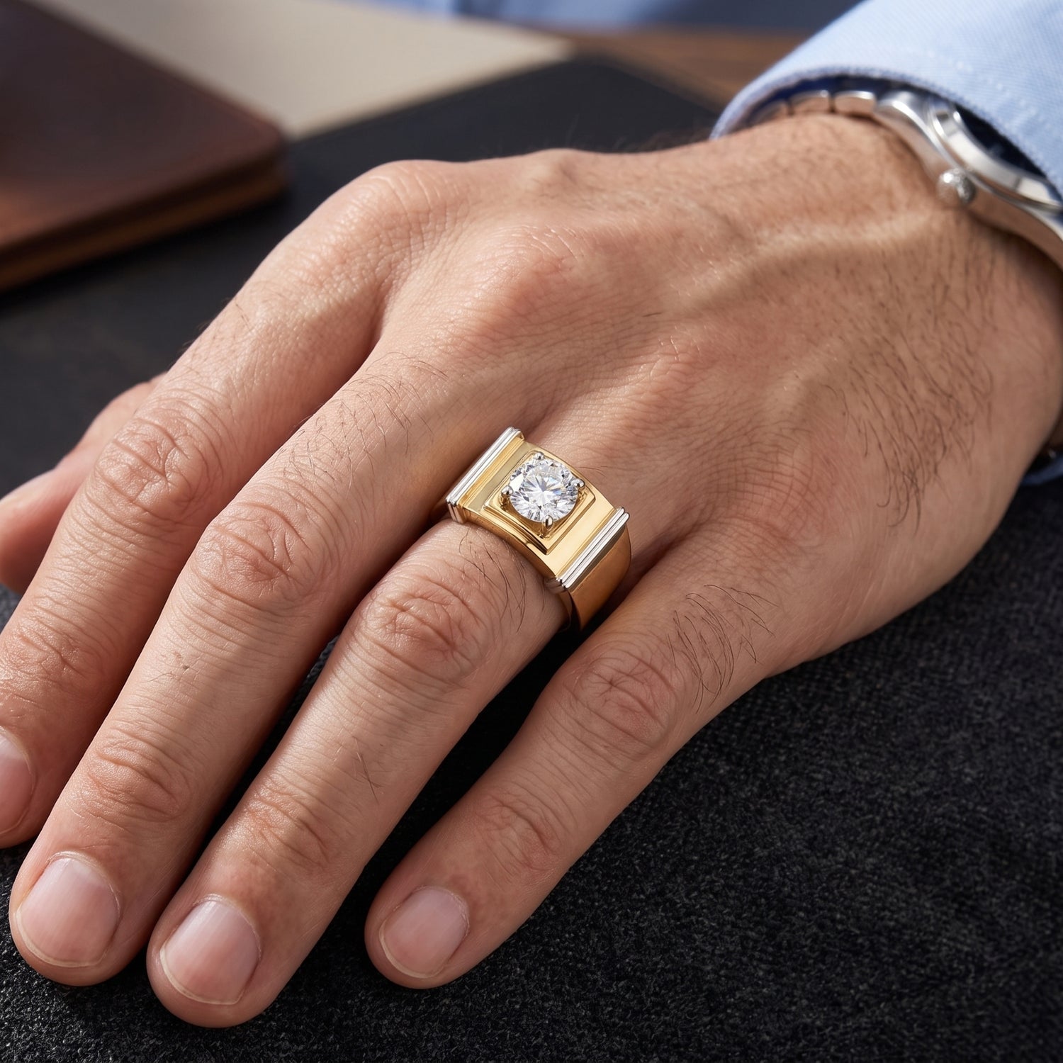 Empyrean Tower Solitaire Lab Grown Diamond Ring