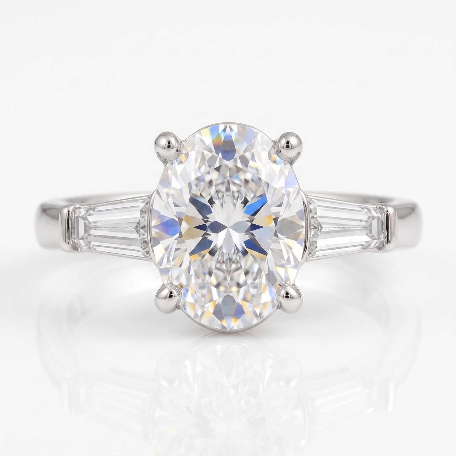Orion Trio Solitaire Lab Grown Diamond Ring