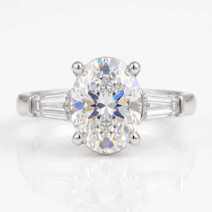 Orion Trio Solitaire Lab Grown Diamond Ring