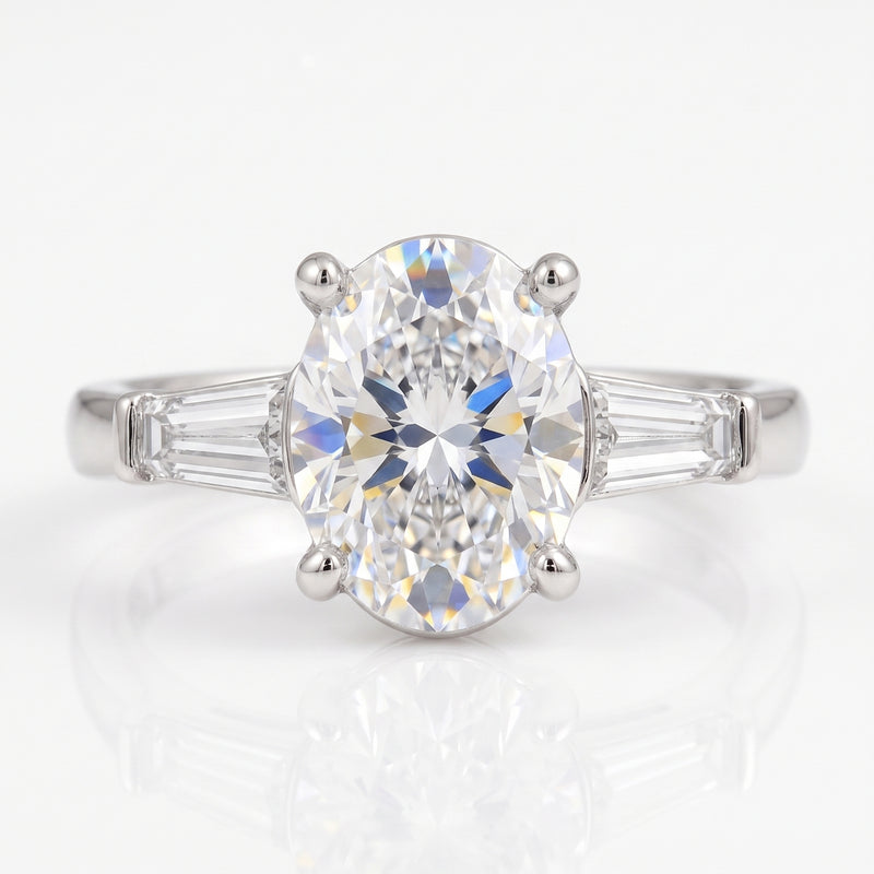 Orion Trio Solitaire Lab Grown Diamond Ring