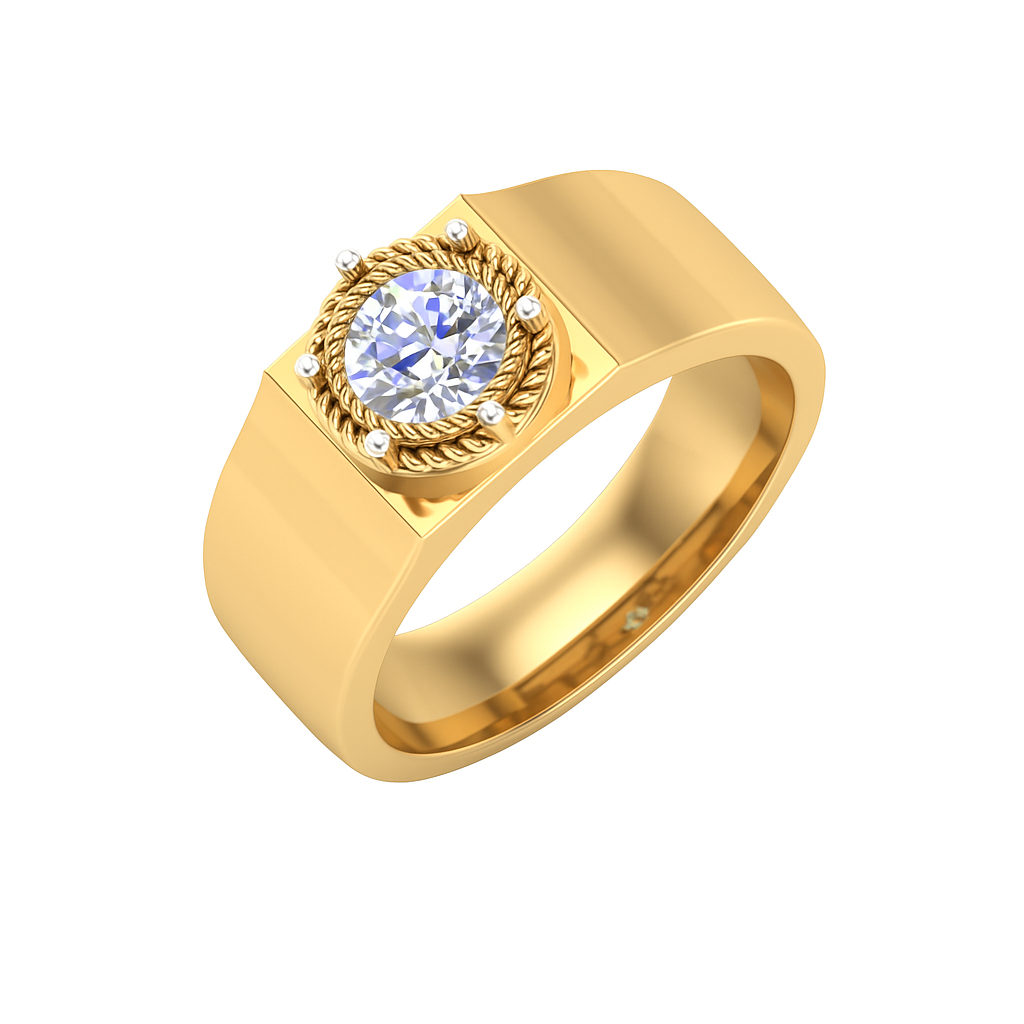 Heritage Crown Solitaire Lab Grown Diamond Ring